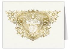 Pax Vobis Angel Woodcut Note Card Set of 6